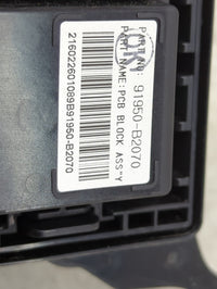 2016 Kia Soul Fusebox Fuse Box Panel Relay Module P/N:91950-B2070 Fits OEM Used Auto Parts - Oemusedautoparts1.com