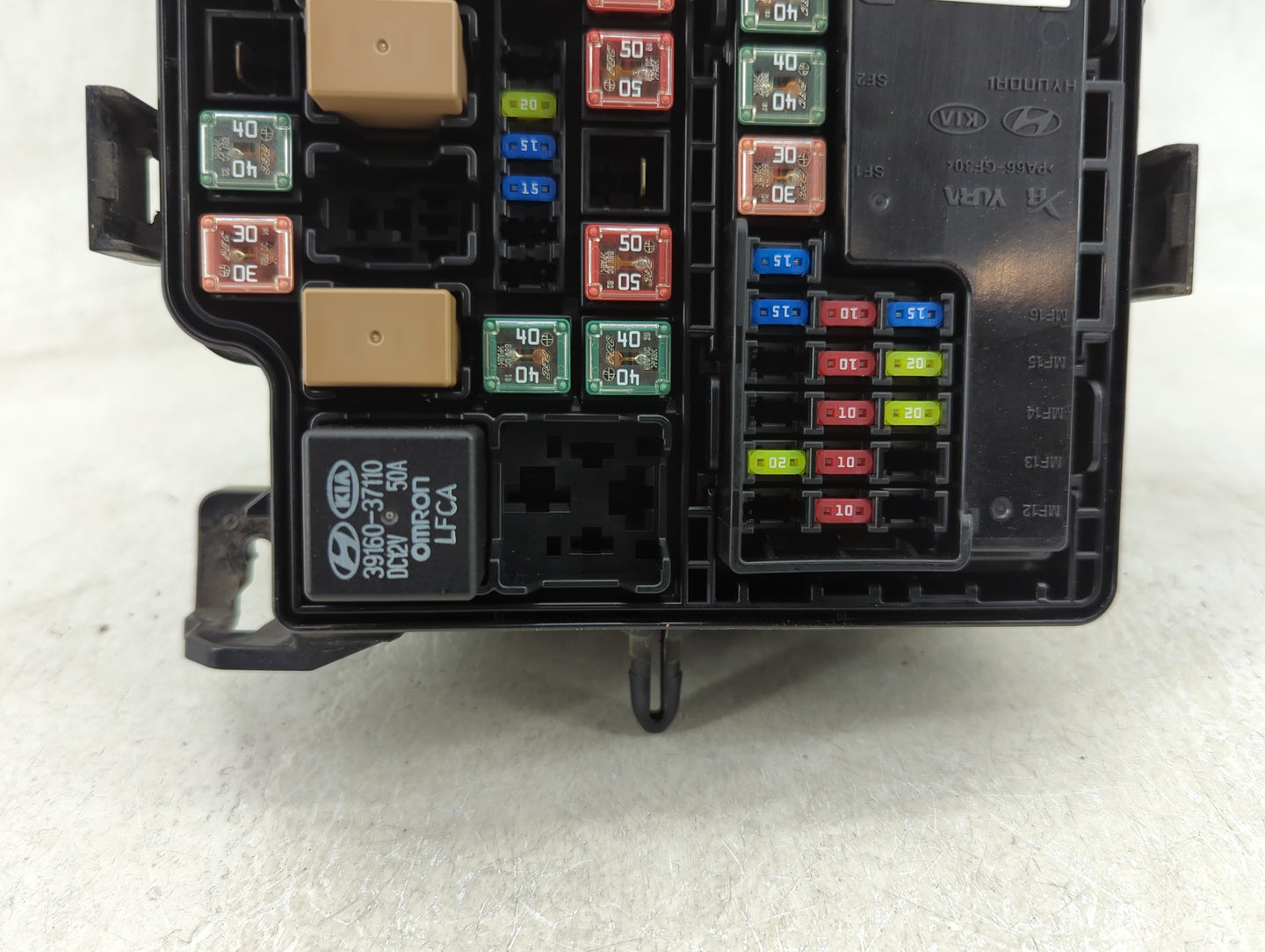 2016 Kia Soul Fusebox Fuse Box Panel Relay Module P/N:91950-B2070 Fits OEM Used Auto Parts - Oemusedautoparts1.com
