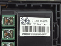 2016 Kia Soul Fusebox Fuse Box Panel Relay Module P/N:91950-B2070 Fits OEM Used Auto Parts - Oemusedautoparts1.com