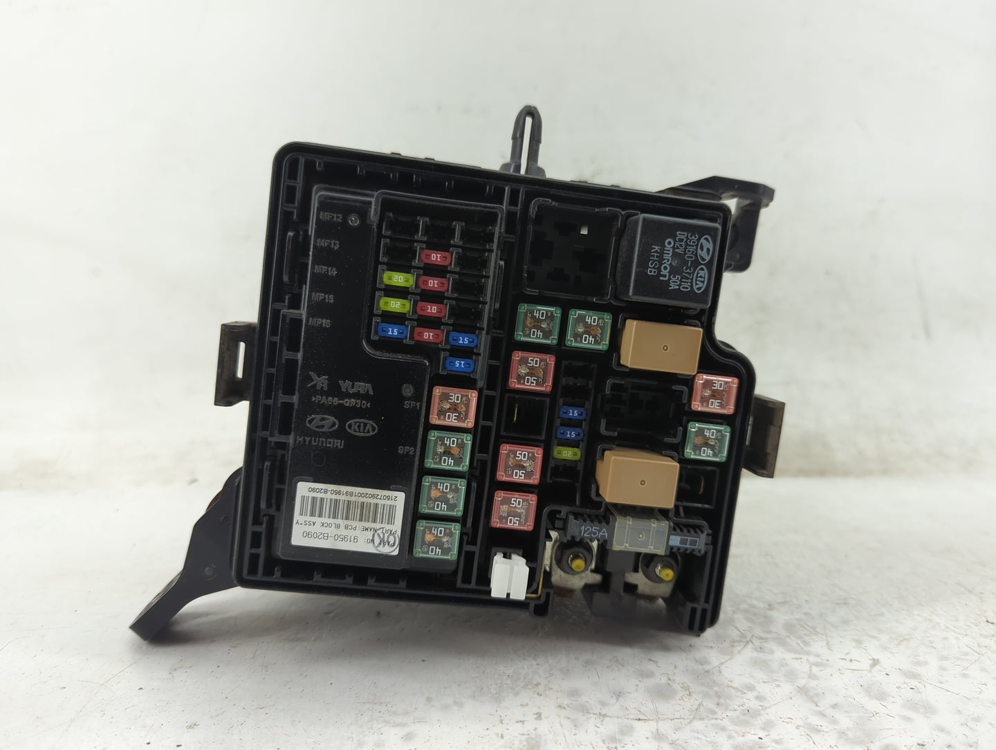 2016 Kia Soul Fusebox Fuse Box Panel Relay Module P/N:91950-B2280 Fits OEM Used Auto Parts - Oemusedautoparts1.com