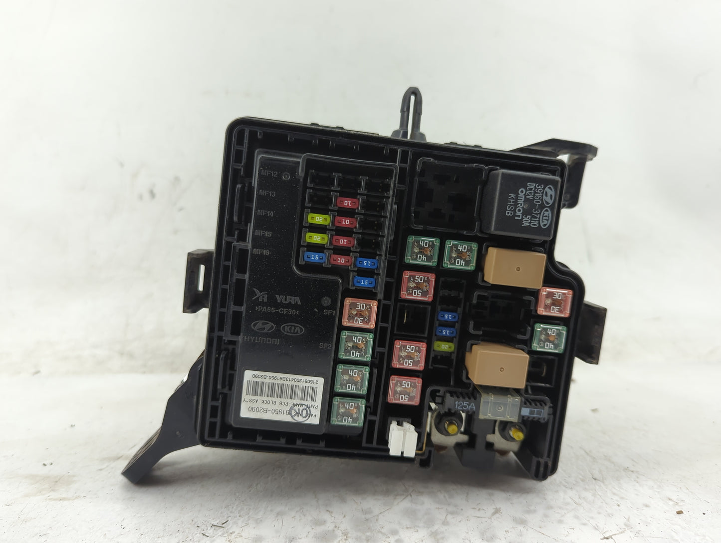 2016 Kia Soul Fusebox Fuse Box Panel Relay Module P/N:91950-B2090 Fits OEM Used Auto Parts - Oemusedautoparts1.com