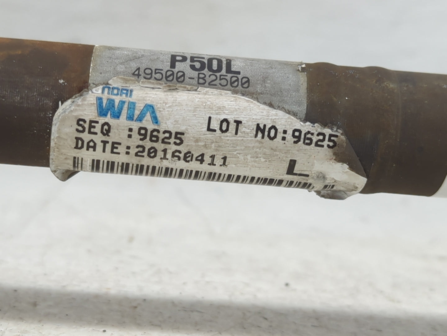 2014-2019 Kia Soul Axle Shaft Front Driver Cv C/v - Oemusedautoparts1.com
