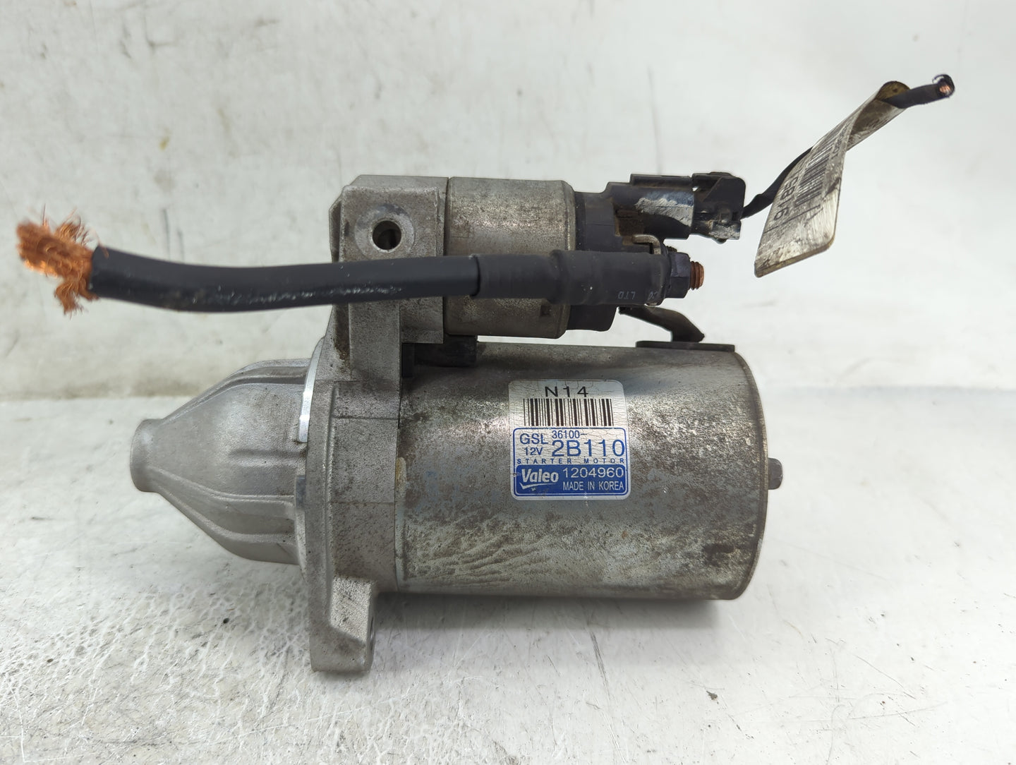 2014-2019 Kia Soul Car Starter Motor Solenoid OEM P/N:36100-2B110 1204960 Fits Fits 2014 2015 2016 2017 2018 2019 OEM Used A