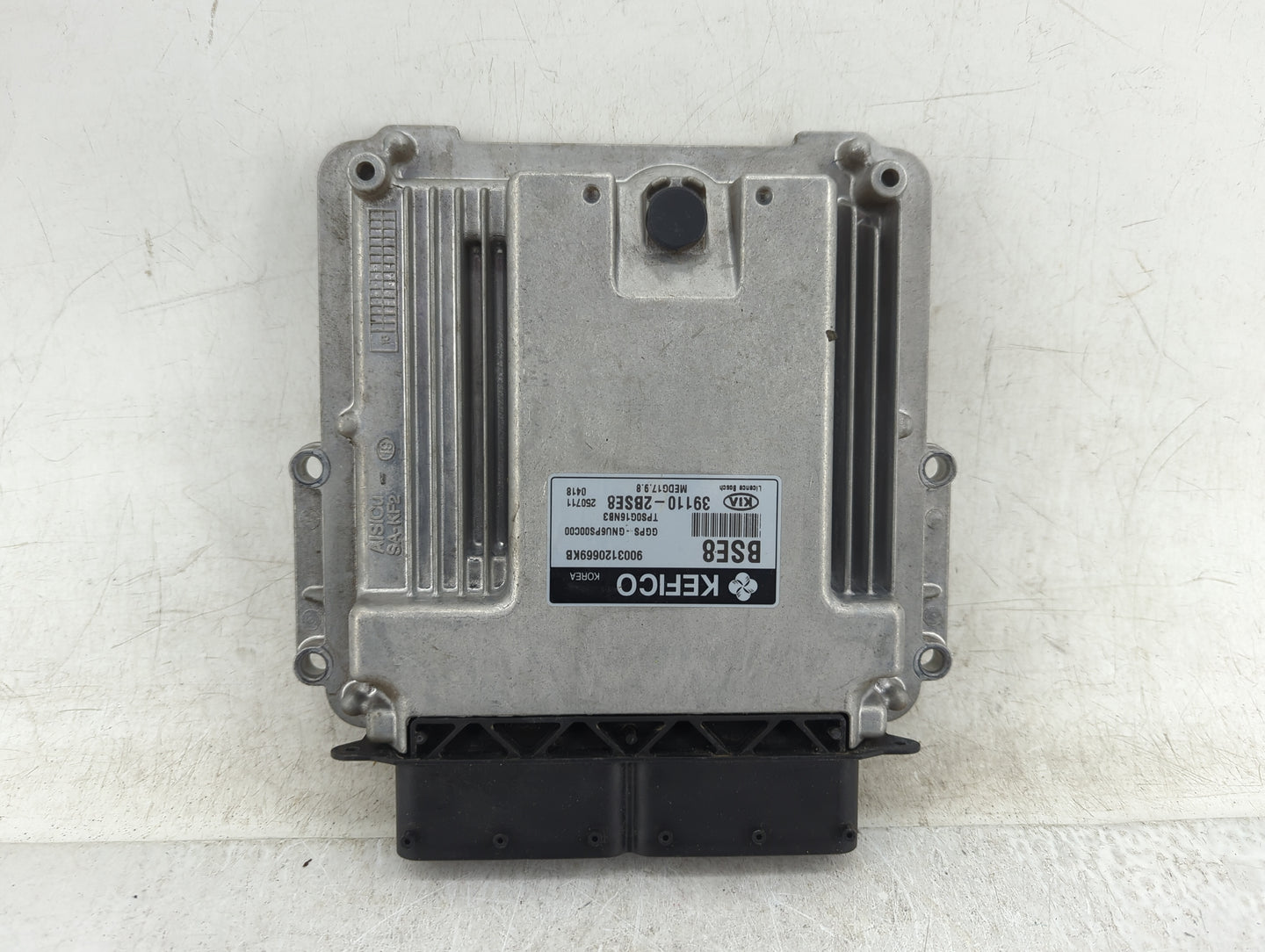 2016 Kia Soul PCM Engine Control Computer ECU ECM PCU OEM P/N:39110-2BSE8 Fits OEM Used Auto Parts - Oemusedautoparts1.com