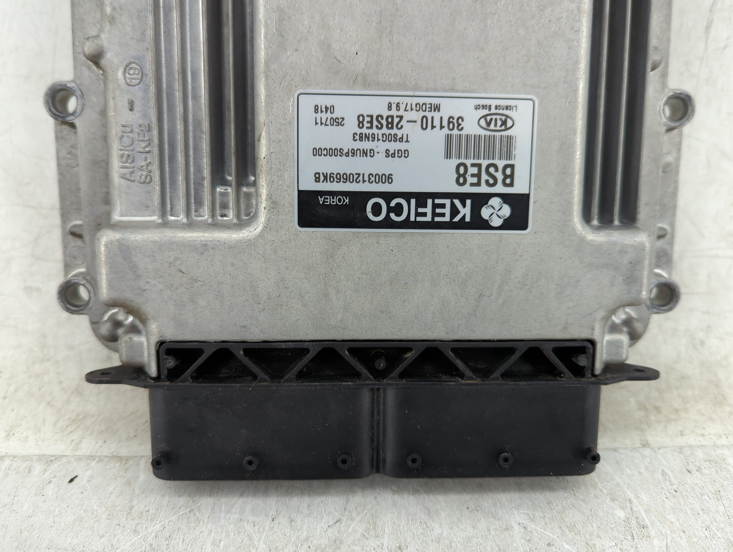 2016 Kia Soul PCM Engine Control Computer ECU ECM PCU OEM P/N:39110-2BSE8 Fits OEM Used Auto Parts - Oemusedautoparts1.com