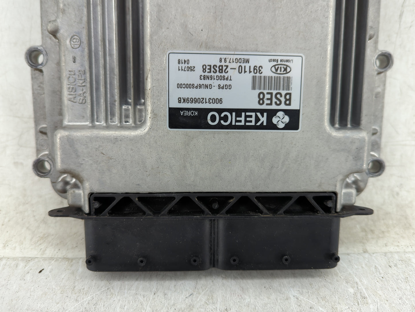 2016 Kia Soul PCM Engine Control Computer ECU ECM PCU OEM P/N:39110-2BSE8 Fits OEM Used Auto Parts - Oemusedautoparts1.com