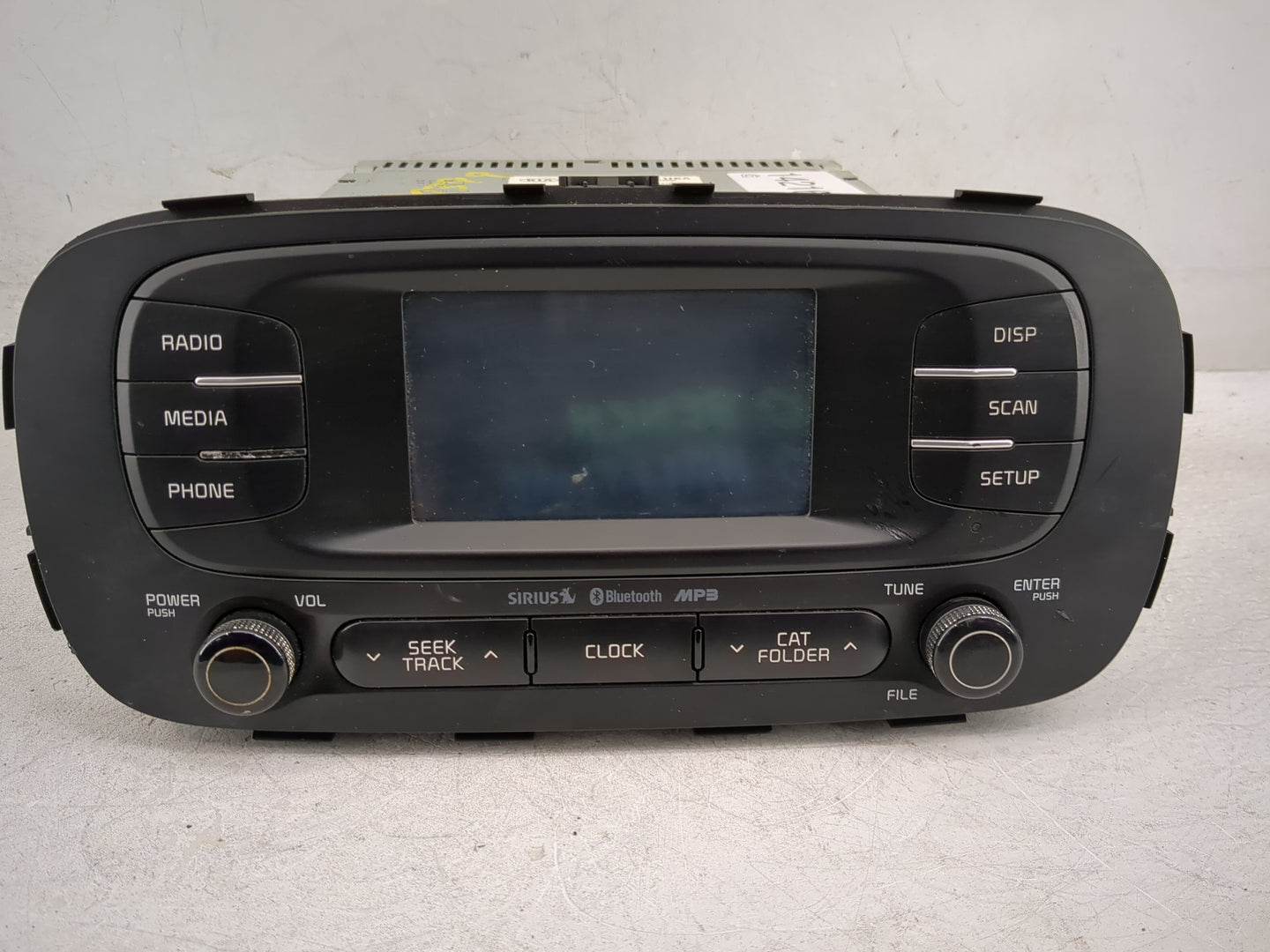 2014-2016 Kia Soul Radio AM FM Cd Player Receiver Replacement P/N:96180-B2200CA Fits Fits 2014 2015 2016 OEM Used Auto Parts