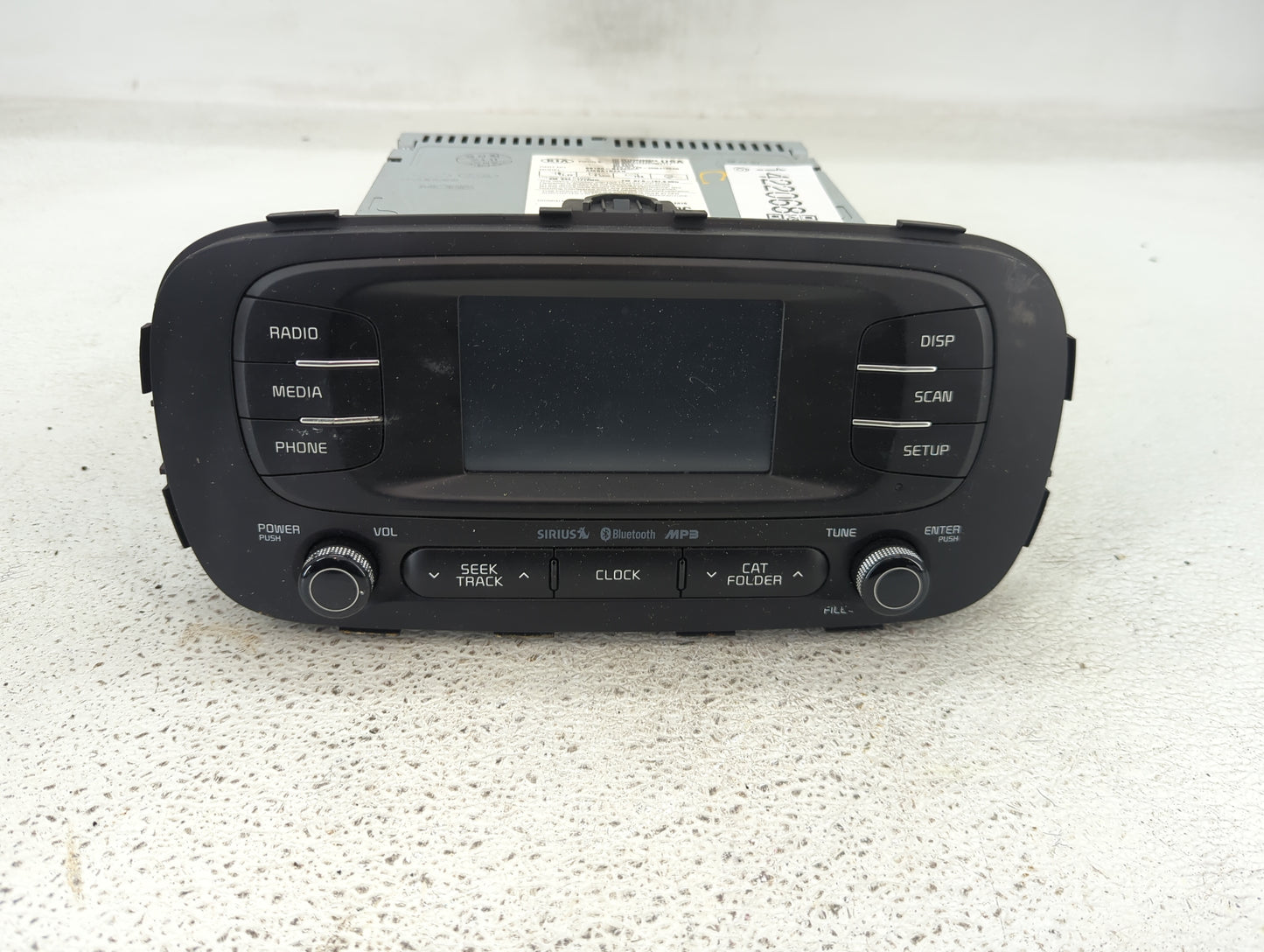 2014-2016 Kia Soul Radio AM FM Cd Player Receiver Replacement P/N:96180-B2200CA AMBA1B2AN Fits Fits 2014 2015 2016 OEM Used 