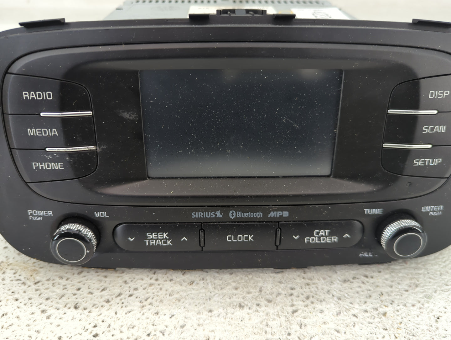2014-2016 Kia Soul Radio AM FM Cd Player Receiver Replacement P/N:96180-B2200CA AMBA1B2AN Fits Fits 2014 2015 2016 OEM Used 