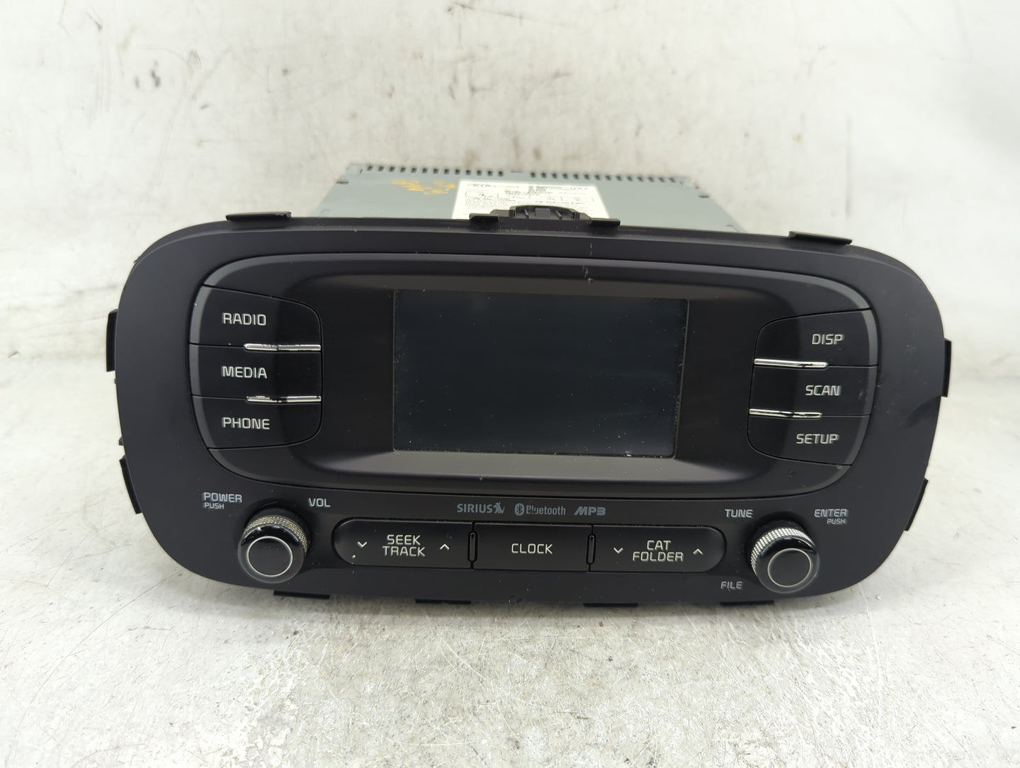 2015-2016 Kia Soul Radio AM FM Cd Player Receiver Replacement P/N:96180-B2200CA Fits Fits 2015 2016 OEM Used Auto Parts - Oe
