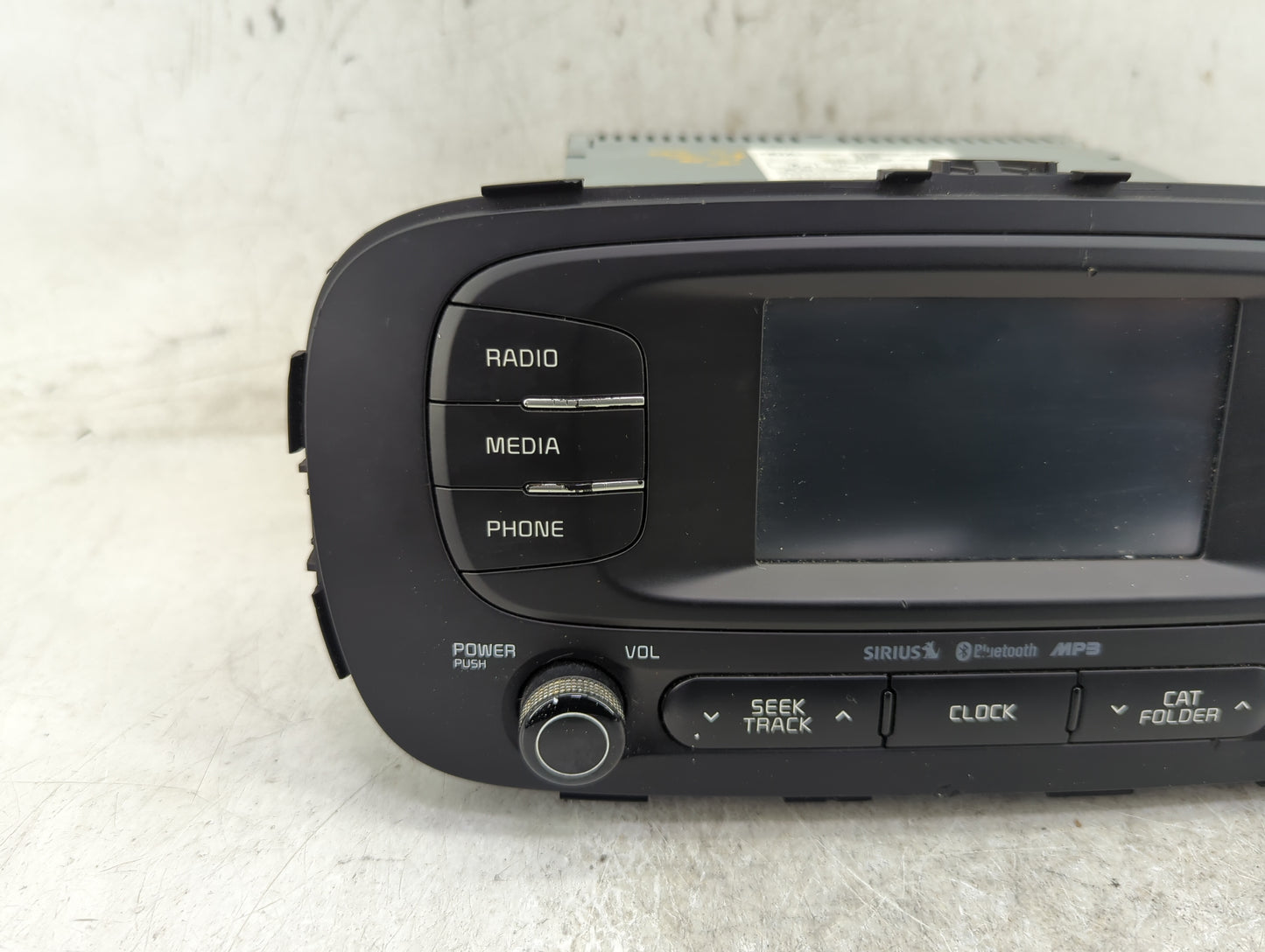 2015-2016 Kia Soul Radio AM FM Cd Player Receiver Replacement P/N:96180-B2200CA Fits Fits 2015 2016 OEM Used Auto Parts - Oe