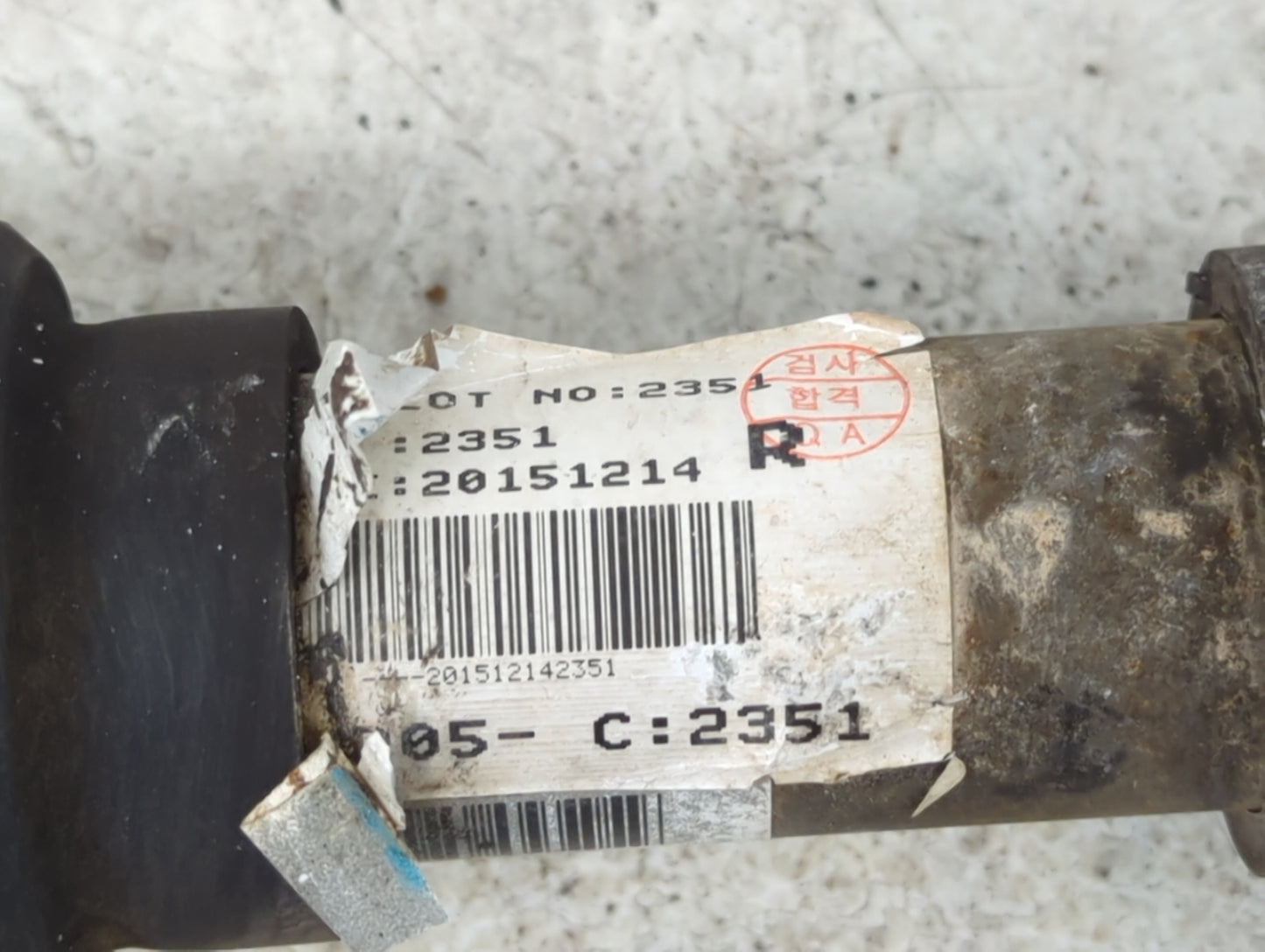 2014-2019 Kia Soul Axle Shaft Front Passenger Cv C/v - Oemusedautoparts1.com