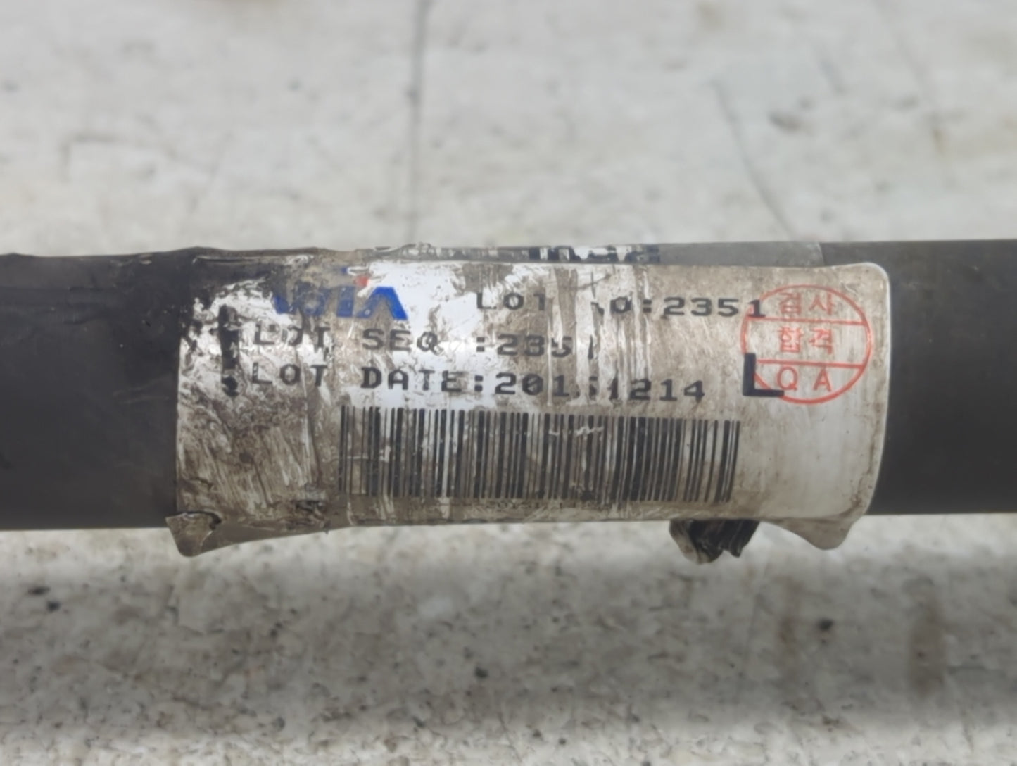 2014-2019 Kia Soul Axle Shaft Front Driver Cv C/v - Oemusedautoparts1.com