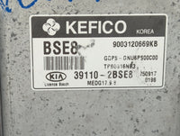 2016 Kia Soul PCM Engine Control Computer ECU ECM PCU OEM P/N:39110-2BSE8 Fits OEM Used Auto Parts - Oemusedautoparts1.com