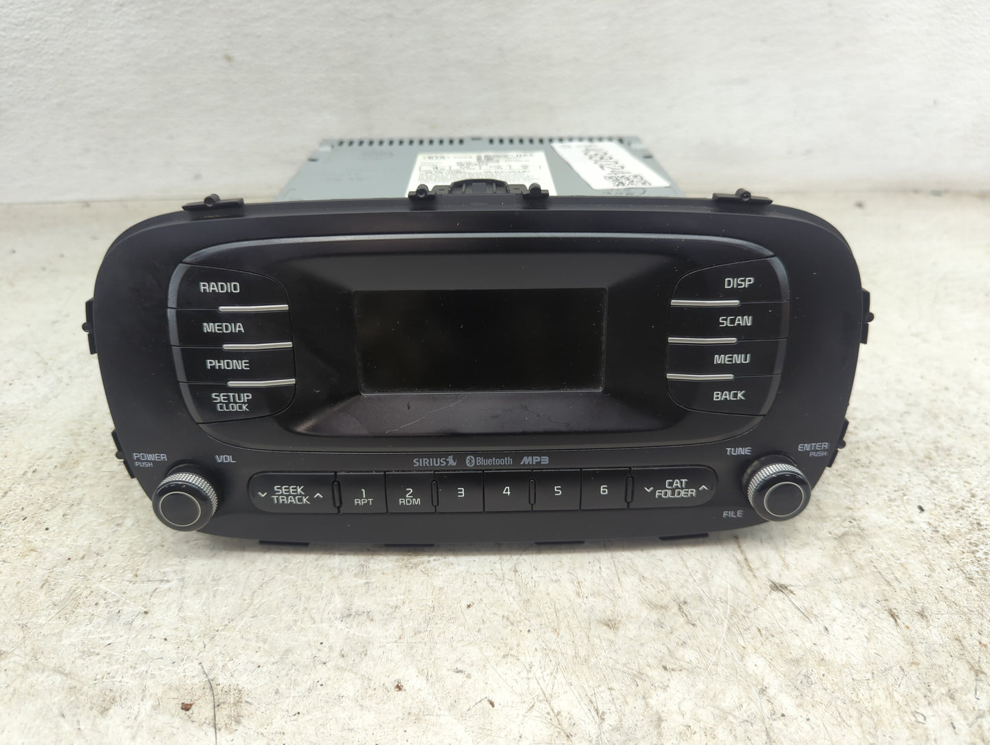 2014-2016 Kia Soul Radio AM FM Cd Player Receiver Replacement P/N:96170-B2090CA Fits Fits 2014 2015 2016 OEM Used Auto Parts