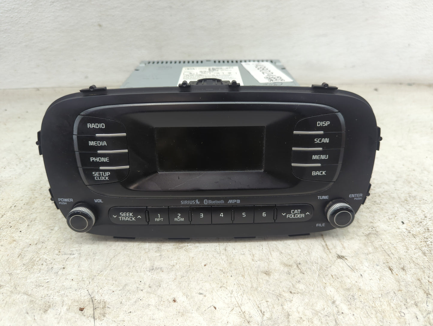 2014-2016 Kia Soul Radio AM FM Cd Player Receiver Replacement P/N:96170-B2090CA Fits Fits 2014 2015 2016 OEM Used Auto Parts