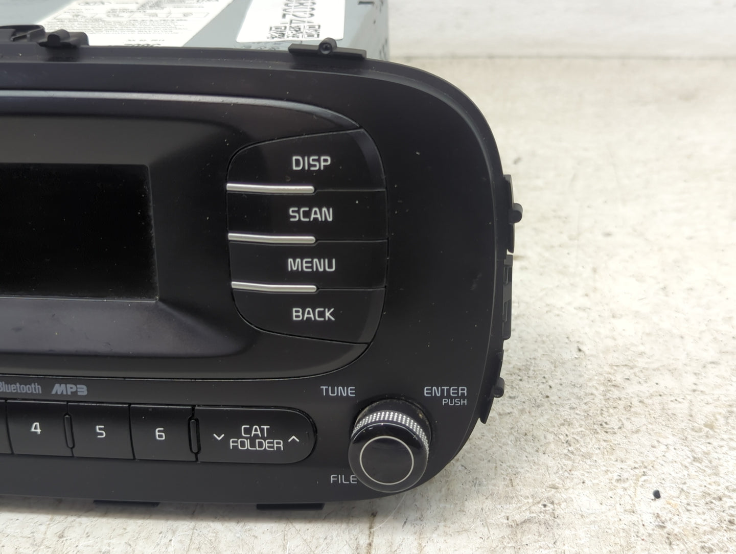 2014-2016 Kia Soul Radio AM FM Cd Player Receiver Replacement P/N:96170-B2090CA Fits Fits 2014 2015 2016 OEM Used Auto Parts