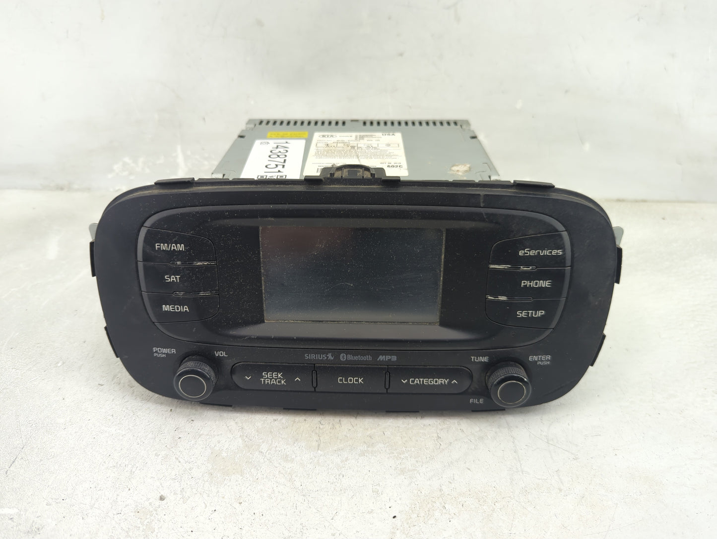2014-2016 Kia Soul Radio AM FM Cd Player Receiver Replacement P/N:96160-B2020CA 96160B2020CA, ACBA0B2AN Fits Fits 2014 2015 