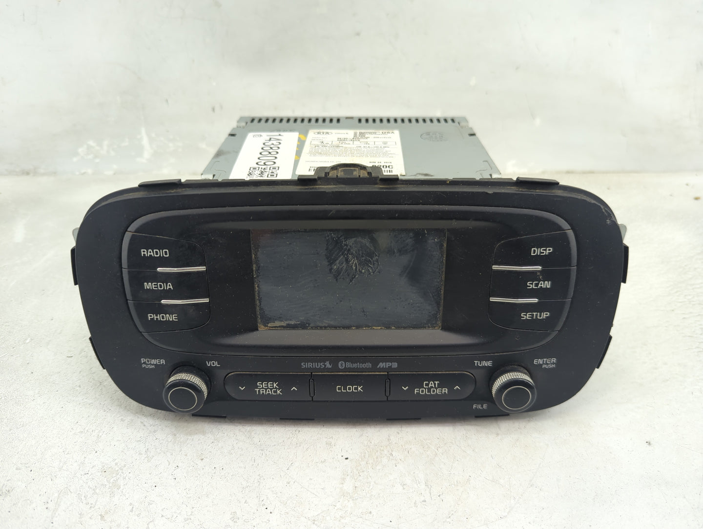 2014-2016 Kia Soul Radio AM FM Cd Player Receiver Replacement P/N:96180B2200CA AMBA1B2AN, TQ8-AMBA1B2AN Fits Fits 2014 2015 