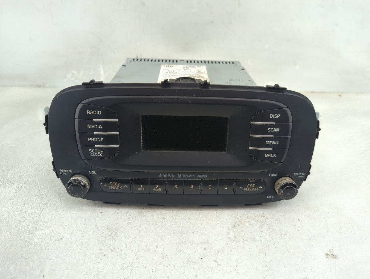 2014-2016 Kia Soul Radio AM FM Cd Player Receiver Replacement P/N:96170-B2090CA Fits Fits 2014 2015 2016 OEM Used Auto Parts