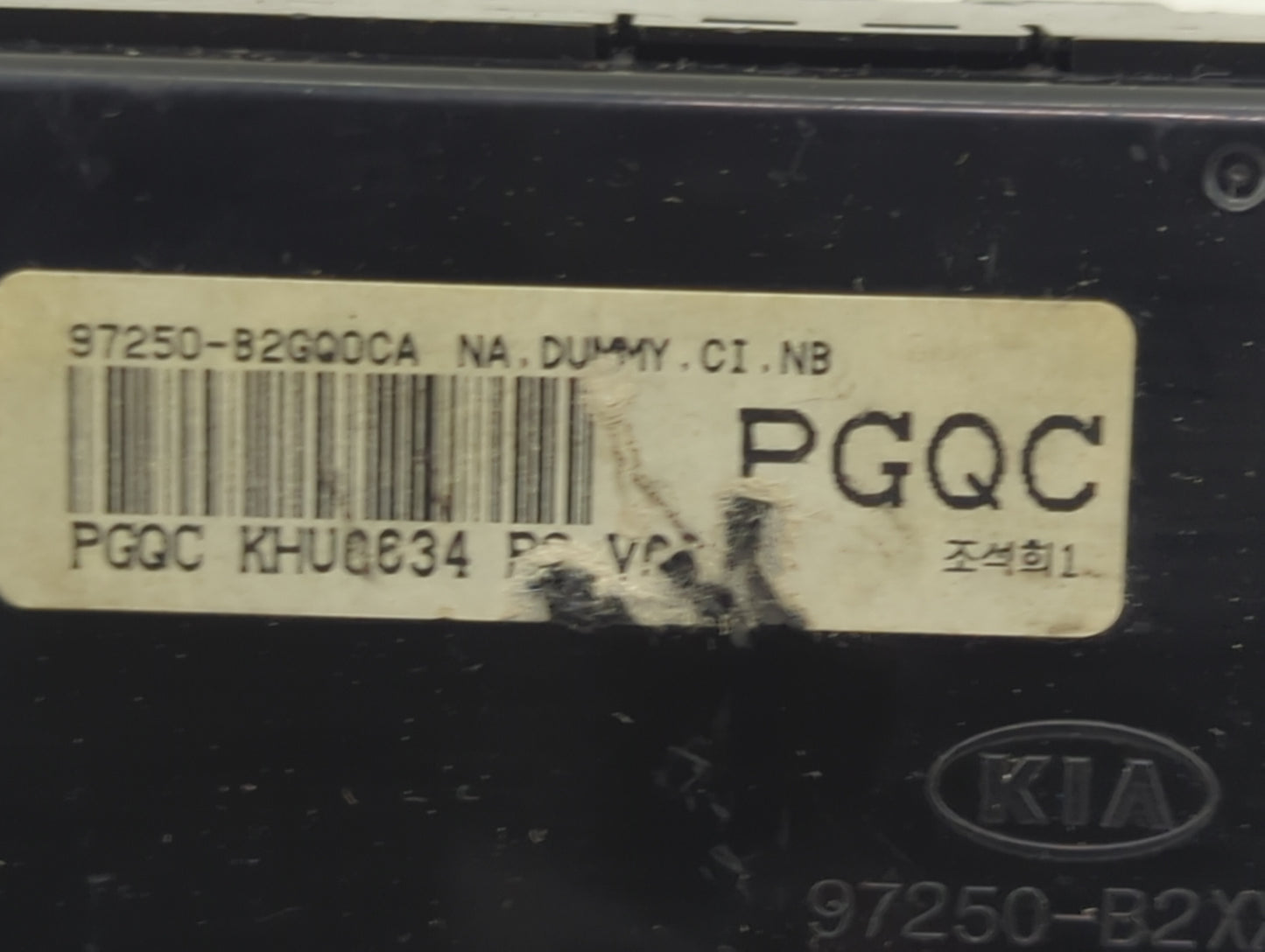 2014-2016 Kia Soul Climate Control Module Temperature AC/Heater Replacement P/N:97250-B2GQ0CA 97250-B2XXX Fits Fits 2014 201