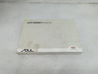 2016 Kia Soul Owners Manual Book Guide P/N:GB2O-EU58D OEM Used Auto Parts - Oemusedautoparts1.com