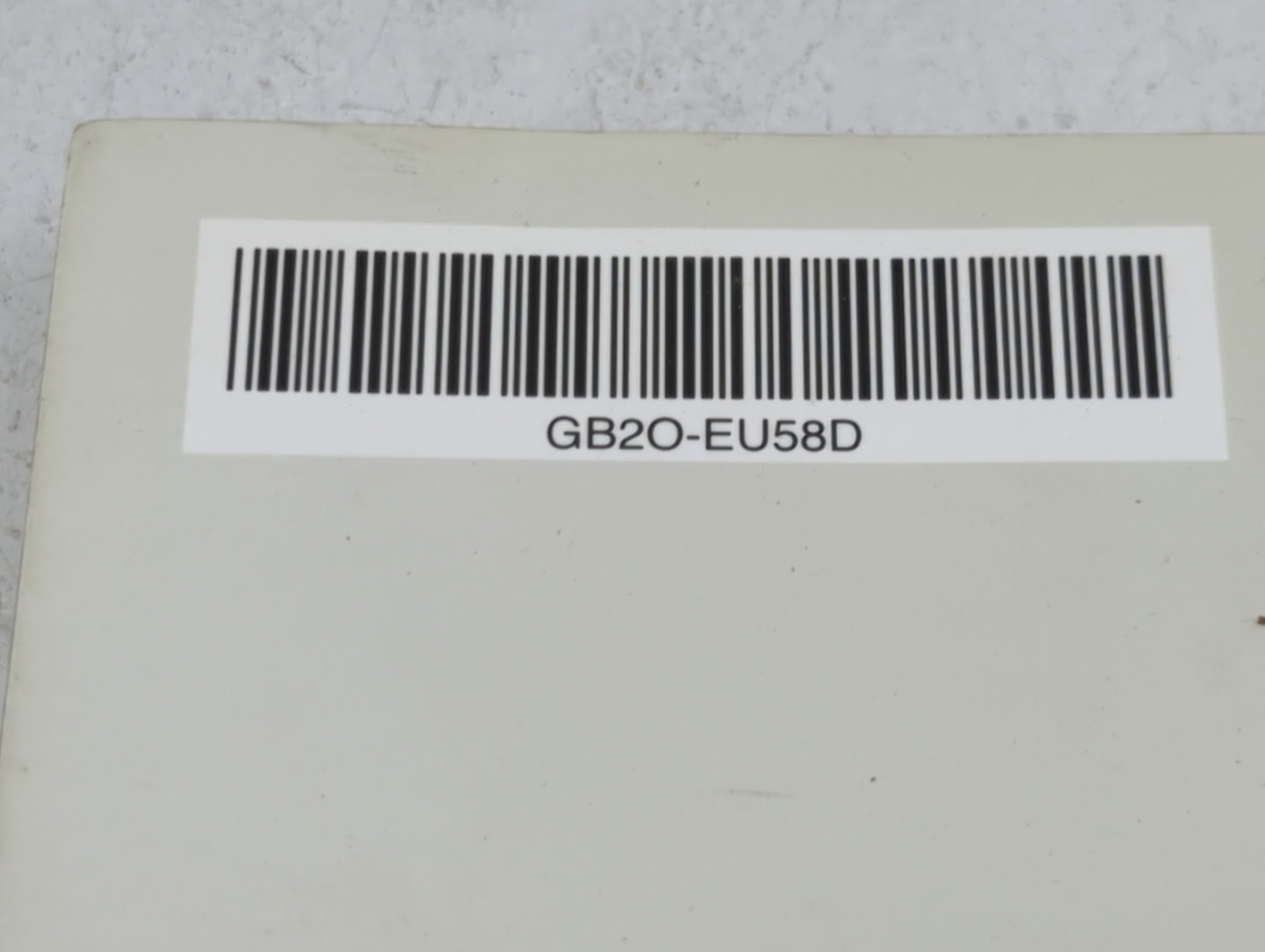 2016 Kia Soul Owners Manual Book Guide P/N:GB2O-EU58D OEM Used Auto Parts - Oemusedautoparts1.com