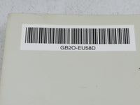 2016 Kia Soul Owners Manual Book Guide P/N:GB2O-EU58D OEM Used Auto Parts - Oemusedautoparts1.com