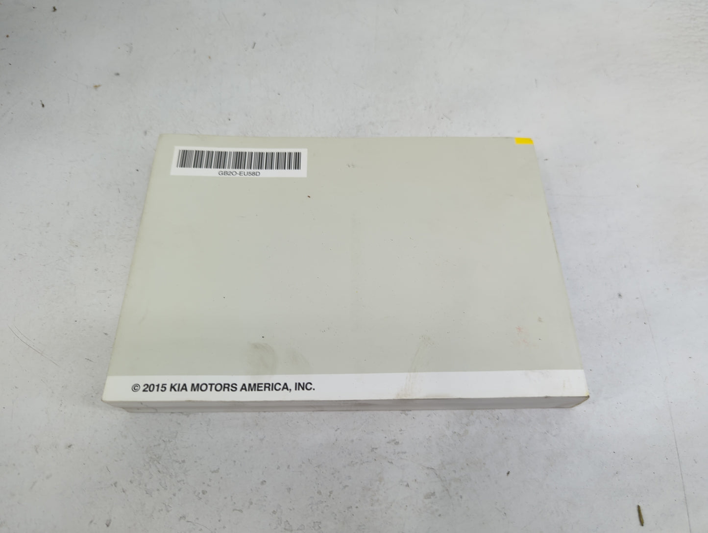 2016 Kia Soul Owners Manual Book Guide P/N:GB2O-EU58D OEM Used Auto Parts - Oemusedautoparts1.com