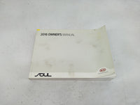 2016 Kia Soul Owners Manual Book Guide P/N:GB2O-EU61G OEM Used Auto Parts - Oemusedautoparts1.com