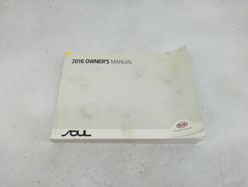 2016 Kia Soul Owners Manual Book Guide P/N:GB2O-EU61G OEM Used Auto Parts - Oemusedautoparts1.com