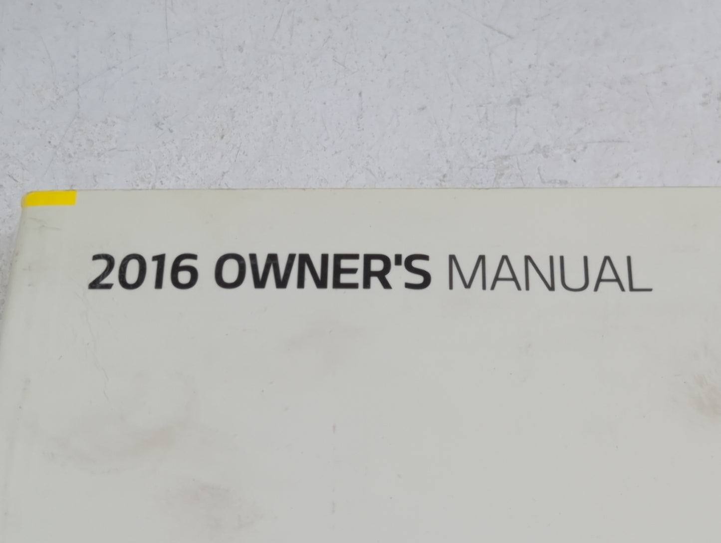 2016 Kia Soul Owners Manual Book Guide P/N:GB2O-EU61G OEM Used Auto Parts - Oemusedautoparts1.com