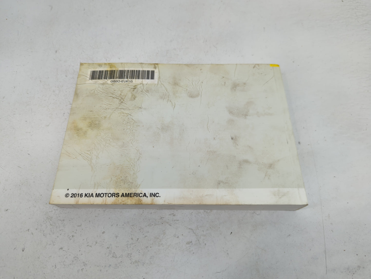 2016 Kia Soul Owners Manual Book Guide P/N:GB2O-EU61G OEM Used Auto Parts - Oemusedautoparts1.com