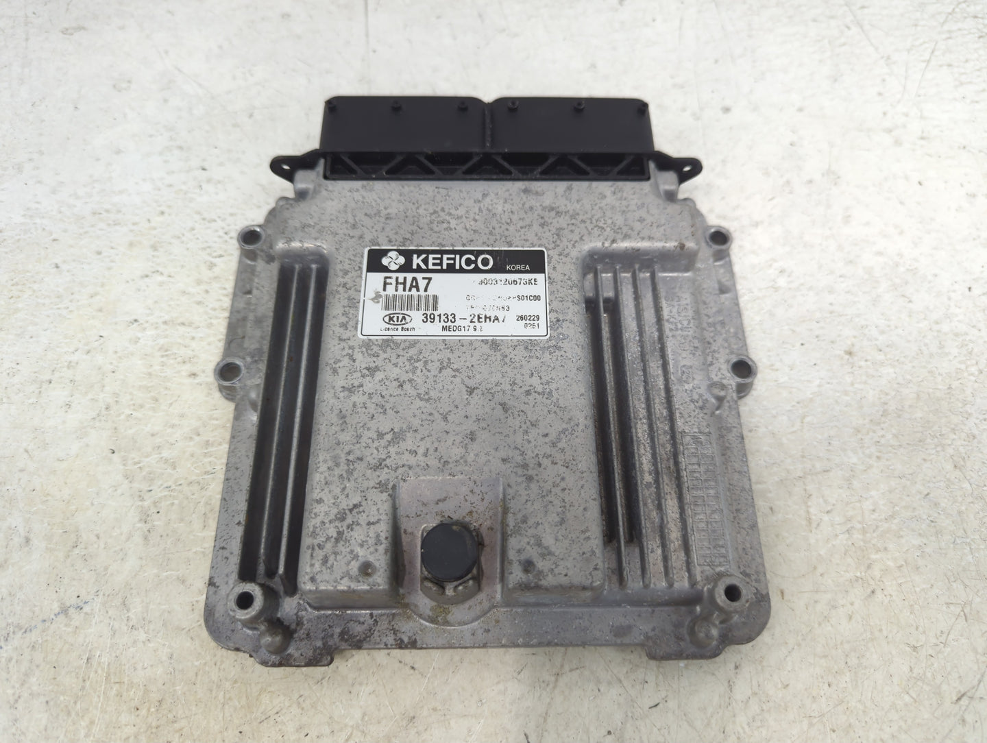 2016 Kia Soul PCM Engine Control Computer ECU ECM PCU OEM P/N:39133-2EHA7 MEDG17.9.3, FHA7 Fits OEM Used Auto Parts - Oemuse