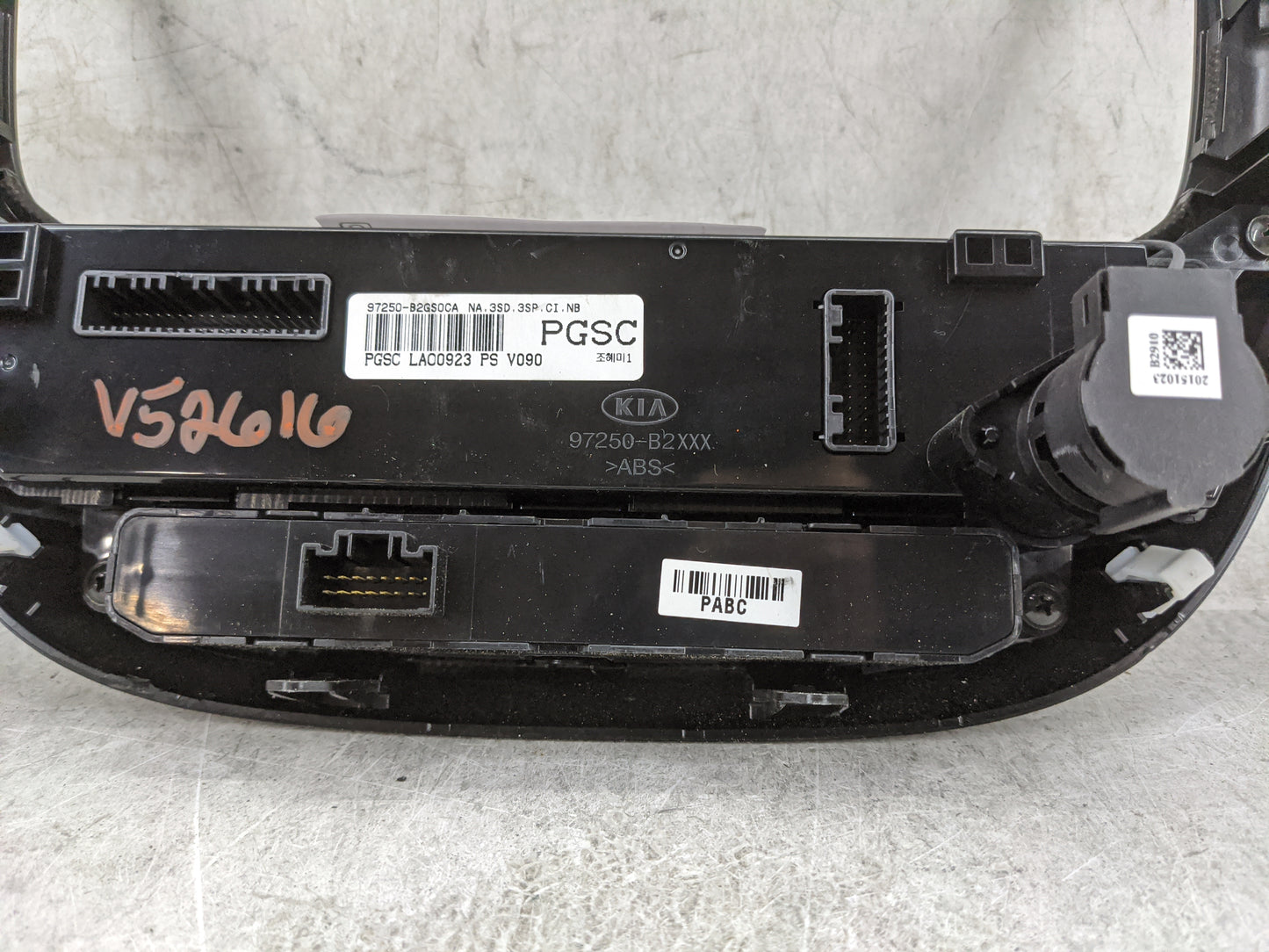 2014-2016 Kia Soul Climate Control Module Temperature AC/Heater Replacement P/N:97250-B2GS0CA 97250-B2XXX Fits Fits 2014 201