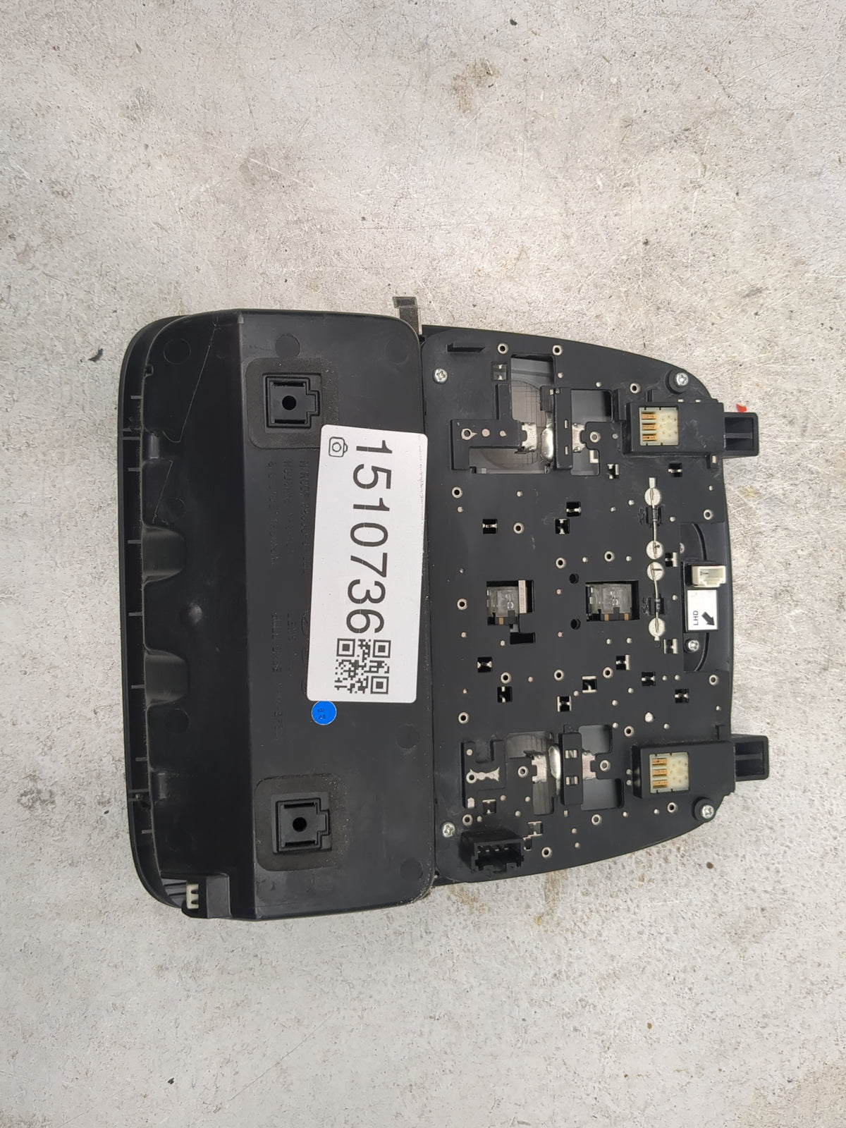 2014-2019 Kia Soul Overhead Roof Console Black - Oemusedautoparts1.com