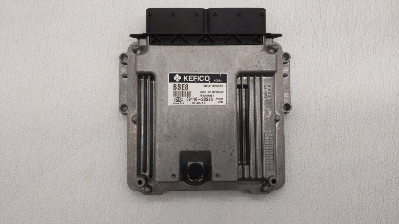 2016 Kia Soul PCM Engine Control Computer ECU ECM PCU OEM P/N:39110-2BSG3 39110-2BSE8 Fits OEM Used Auto Parts - Oemusedauto