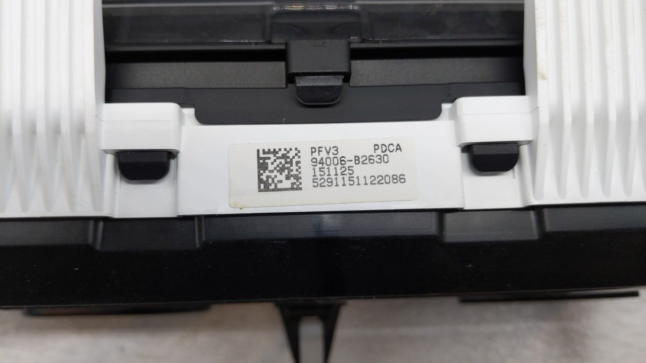2016 Kia Soul Instrument Cluster Speedometer Gauges P/N:94006-B2630 Fits OEM Used Auto Parts - Oemusedautoparts1.com