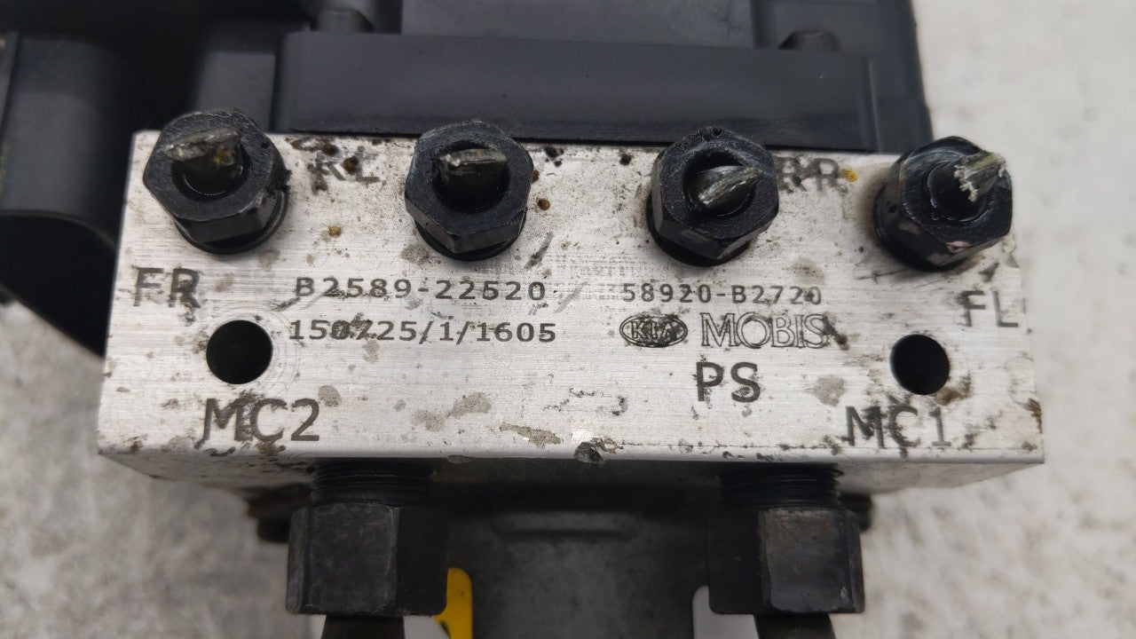 2016 Kia Soul ABS Pump Control Module Replacement P/N:58900-B2720 B2589-22520, 58920-B2720 Fits OEM Used Auto Parts - Oemuse