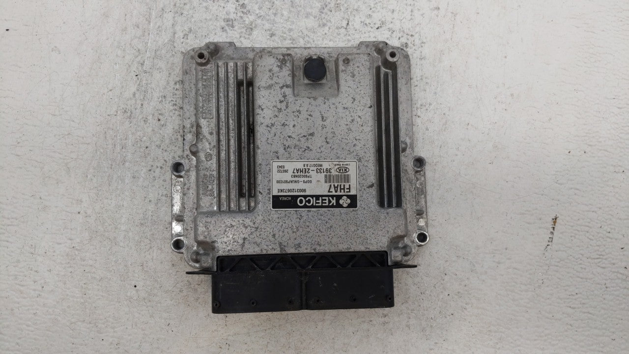 2016 Kia Soul PCM Engine Control Computer ECU ECM PCU OEM P/N:39133-2EHA7 Fits OEM Used Auto Parts - Oemusedautoparts1.com