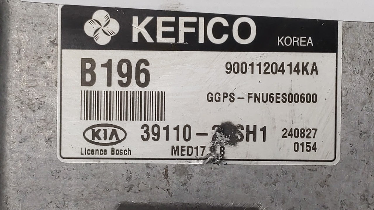 2015 Kia Soul PCM Engine Control Computer ECU ECM PCU OEM P/N:39101-2BSH1 39110-2BSH1 Fits OEM Used Auto Parts - Oemusedauto