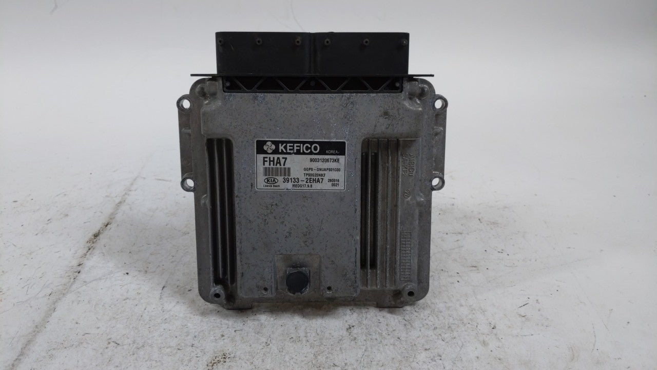 2016 Kia Soul PCM Engine Control Computer ECU ECM PCU OEM P/N:39133-2EHA7 Fits OEM Used Auto Parts - Oemusedautoparts1.com