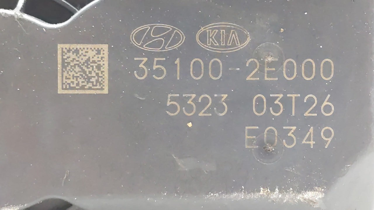 2014-2019 Kia Soul Throttle Body P/N:35100-2E000 Fits Fits 2011 2012 2013 2014 2015 2016 2017 2018 2019 OEM Used Auto Parts 
