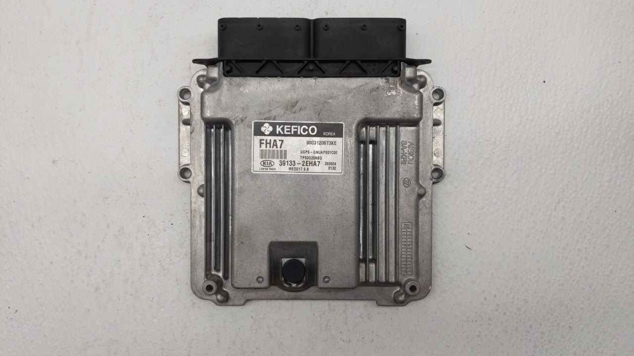 2016 Kia Soul PCM Engine Control Computer ECU ECM PCU OEM P/N:39133-2EHA7 Fits OEM Used Auto Parts - Oemusedautoparts1.com