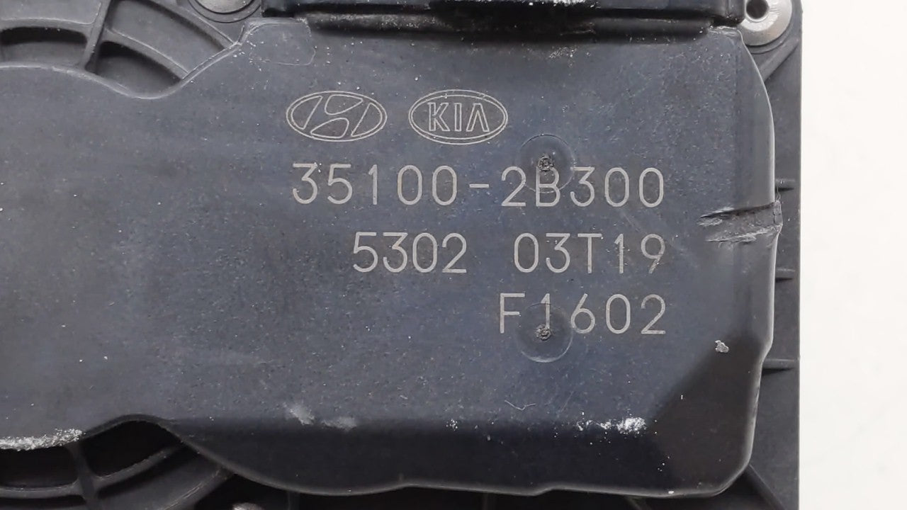 2012-2019 Kia Soul Throttle Body P/N:5302-1S02 35100-2B300 Fits Fits 2012 2013 2014 2015 2016 2017 2018 2019 OEM Used Auto P