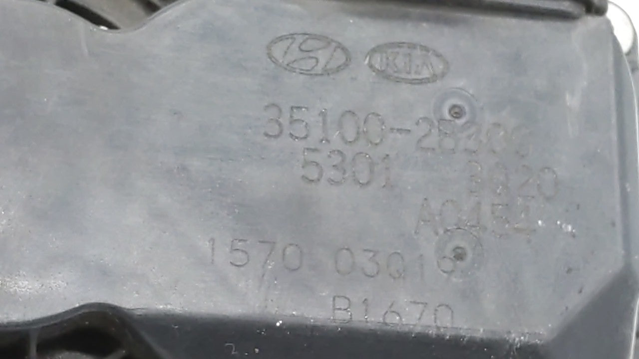 2012-2019 Kia Soul Throttle Body P/N:5302-1S02 35100-2B300 Fits Fits 2012 2013 2014 2015 2016 2017 2018 2019 OEM Used Auto P
