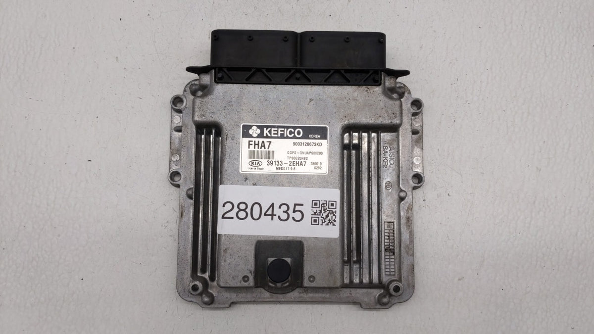 2016 Kia Soul PCM Engine Control Computer ECU ECM PCU OEM P/N:39133-2EHA7 OEM Used Auto Parts - Oemusedautoparts1.com
