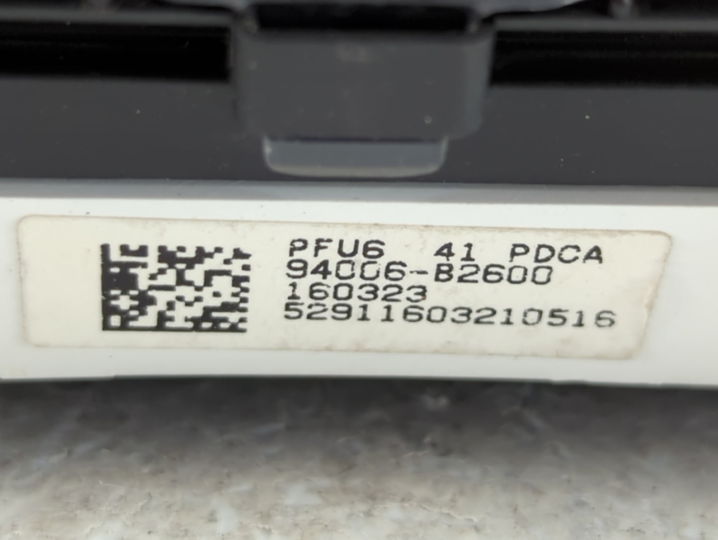 2016 Kia Soul Instrument Cluster Speedometer Gauges P/N:94006-B2600 Fits OEM Used Auto Parts - Oemusedautoparts1.com