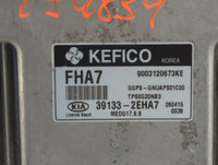 2016 Kia Soul PCM Engine Control Computer ECU ECM PCU OEM P/N:39133-2EHA7 Fits OEM Used Auto Parts - Oemusedautoparts1.com