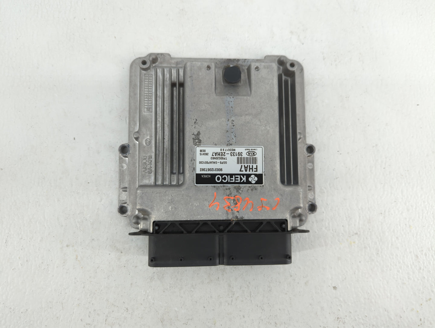 2016 Kia Soul PCM Engine Control Computer ECU ECM PCU OEM P/N:39133-2EHA7 Fits OEM Used Auto Parts - Oemusedautoparts1.com
